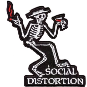 Social Distortion Embroidered Patch