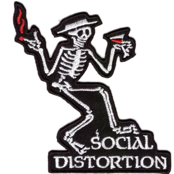 Social Distortion Embroidered Patch