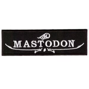 Mastodon Embroidered Patch