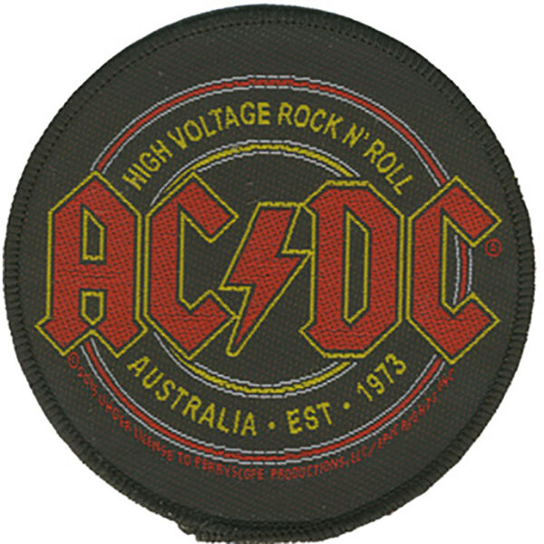 AC/DC Woven Patch