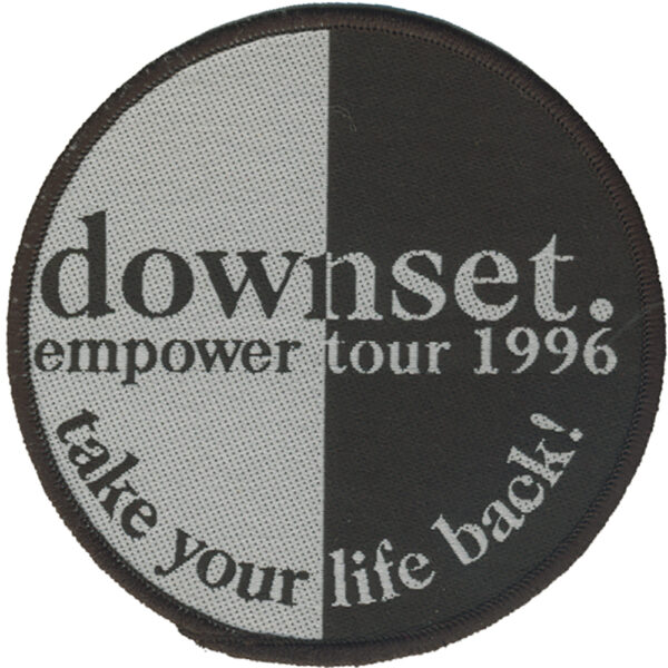 downset. (Vintage 1996) Woven Patch