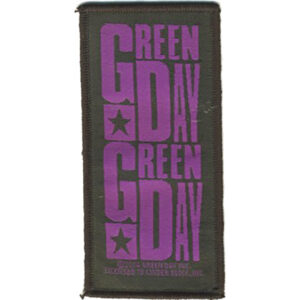 Green Day Woven Patch
