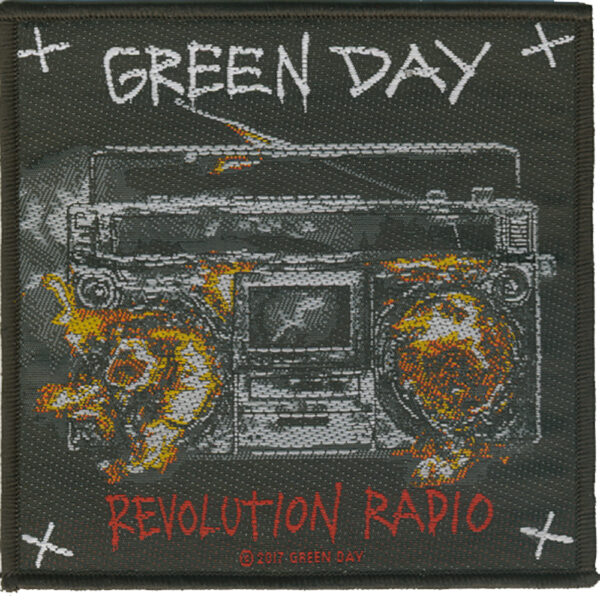 Green Day Woven Patch