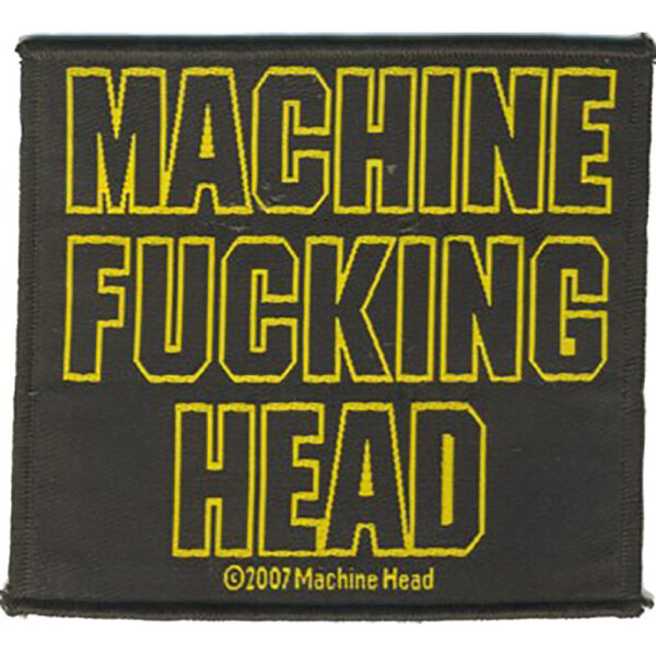 Machine Head Woven Patch