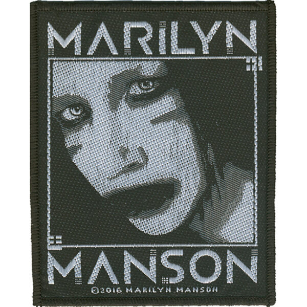 Marilyn Manson Woven Patch