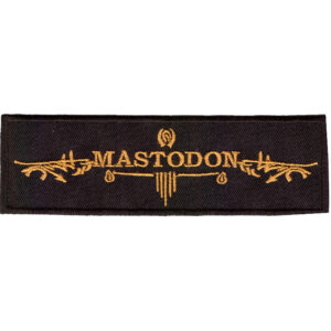 Mastodon Embroidered Patch