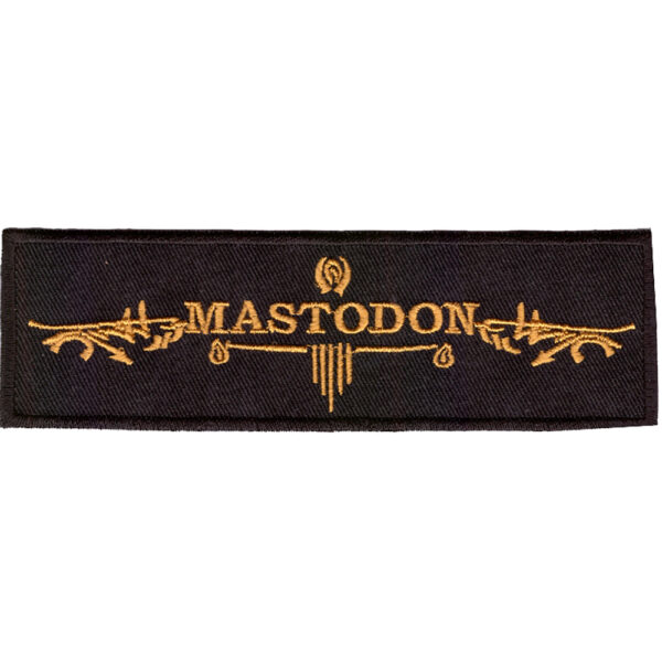 Mastodon Embroidered Patch