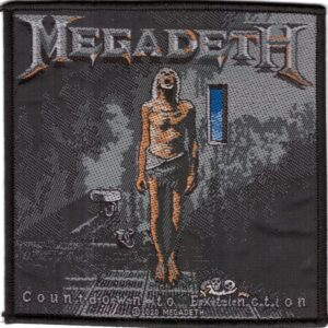Megadeath Woven Patch