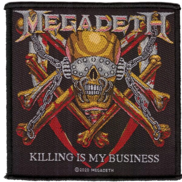 Megadeath Woven Patch