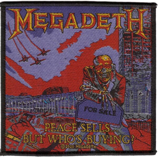 Megadeath Woven Patch