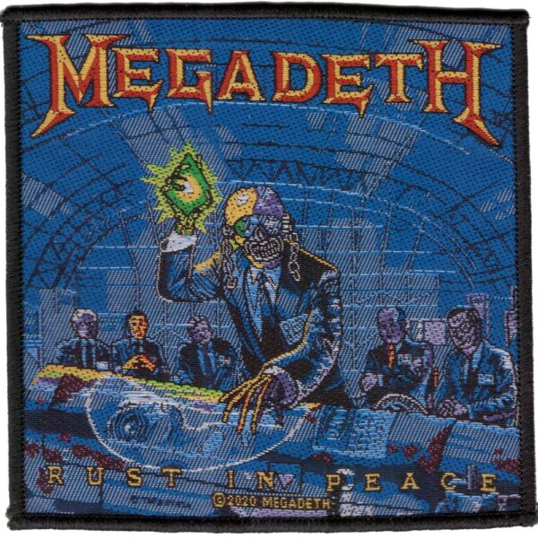 Megadeath Woven Patch