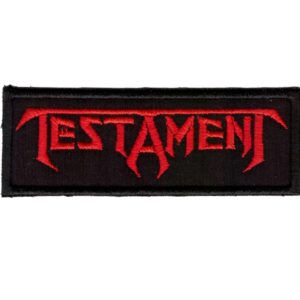 Testament Embroidered Patch