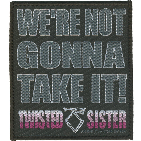 Twisted Sister Woven Patch