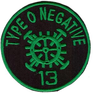 Type O Negative Embroidered Patch
