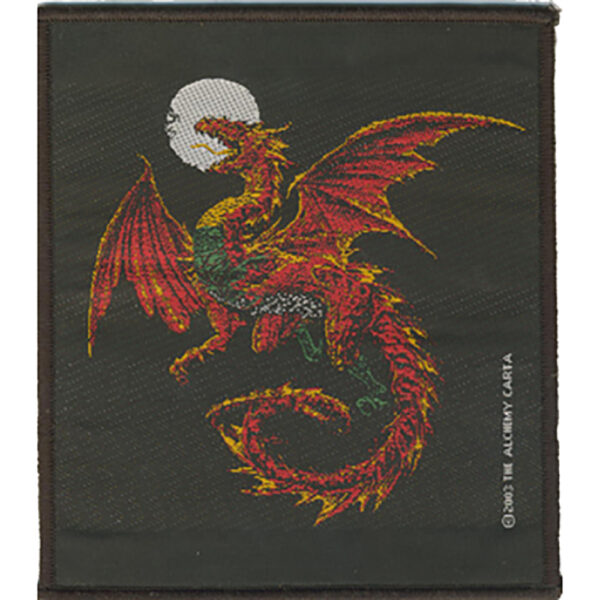 The Whitby Wyrm Woven Patch